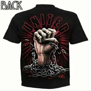 Spiral Direct Gothic Tee ✦ 4XL Black Cotton Crewneck ✦ We Bleed Together Graphic